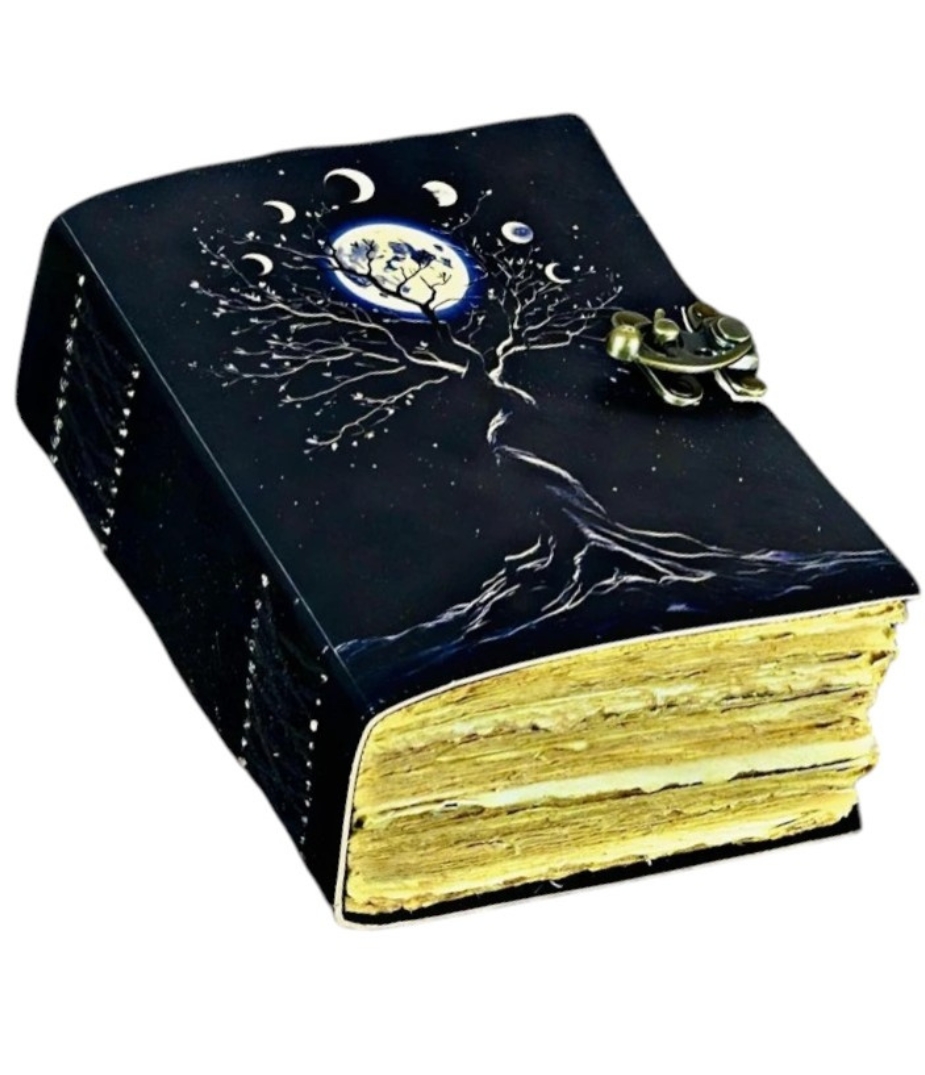 Book of Shadows Journal Pagan Leather Grimoire Home Decor Witch Gift